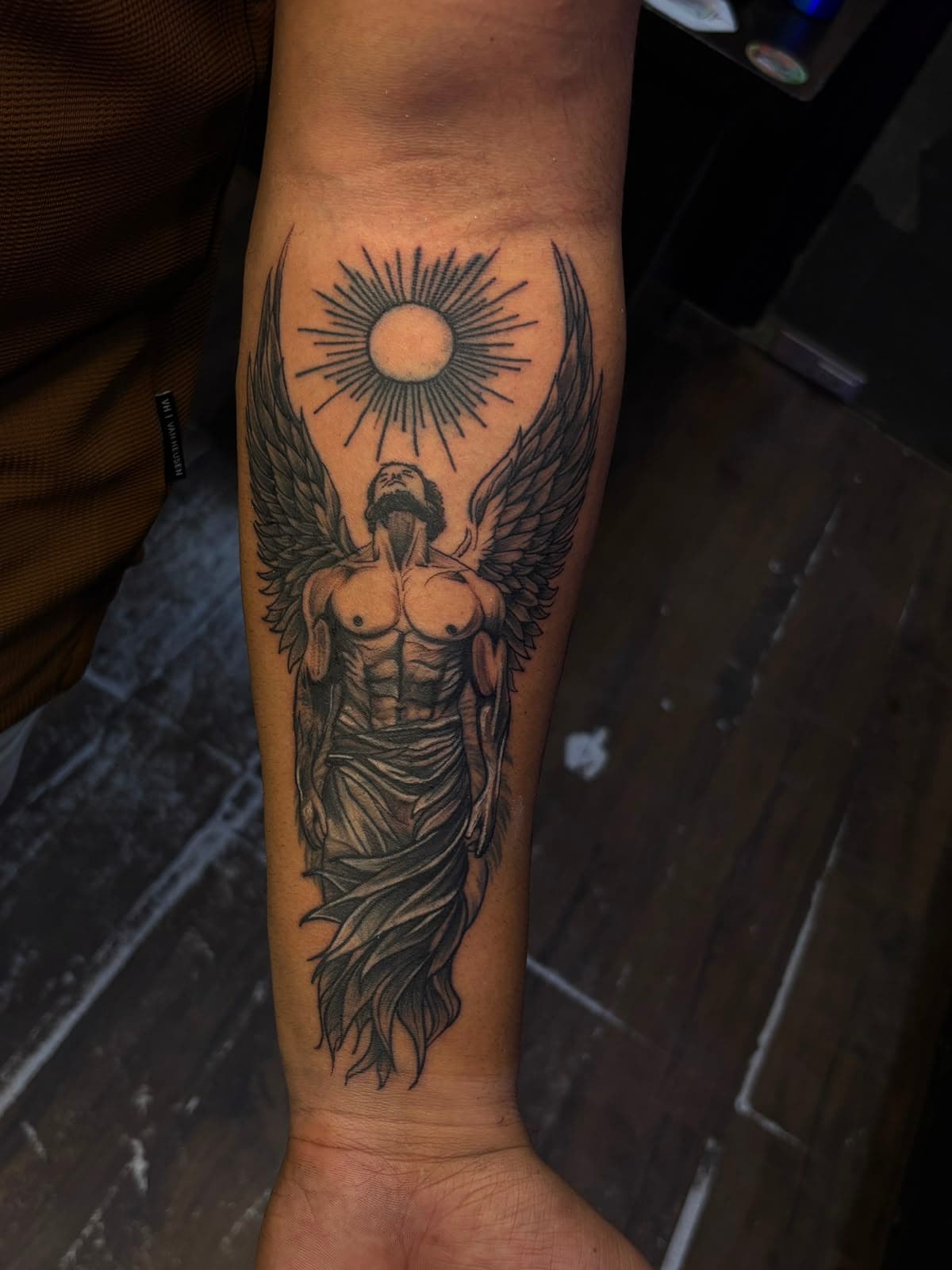 Blackwork tattoo by The Ink Man