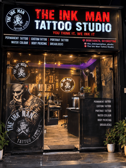 The Ink Man private studio — a single appointment-only station